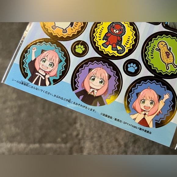 Spy x Family Sticker Sheet Japan Exclusive Officially Licensed Anime Kawaii Anya - Picture 7 of 7